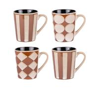 Lot de 4 mugs shelby 40 cl