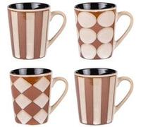 Coffret de 4 mugs Shelby 40 cl - Table Passion - Multicolore - Grès Multicolore G