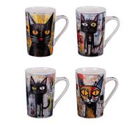 Table Passion - Coffret de 4 mugs Street Cat 35 cl
