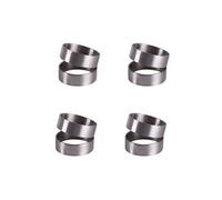 Coffret de 4 ronds de serviette Batys - Table Passion - Argent - Métal Argent G