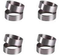 Coffret de 4 ronds de serviette Batys - Table Passion - Argent - Métal Argent G
