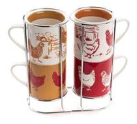 Lot de 4 tasses dejeuner m