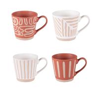 Table Passion - Coffret de 4 tasses Diwali 18 cl - Grès multicolore