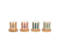 Coffret de 4 tasses et sous-tasses Beach Club 10 cl - Table Passion