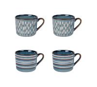 Ensembles de mug - TABLE PASSION - Helsinki - Grès - 18 cl - 4 pièces
