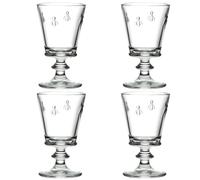 Coffret de 4 verres à eau, abeille