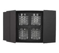 Coffret de 4 Verres à Whisky Motifs Embossés - ROCKY - ALTOBUY Transparent