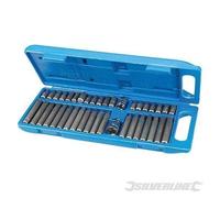 Coffret de 40 embouts de vissage en Torx, 6 pans et SPline