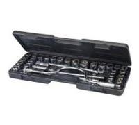 Coffret de 42 clés/douilles 1/2 pouce métriques et AF Silverline G