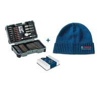 Bosch Coffret embouts vissage 0615997658 – 43 pièces (Phillips, Pozidriv, fente, T) avec bonnet bleu