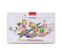 Coffret De 48 Feutres - Pointes Fines Et Pinceaux - Bruynzeel