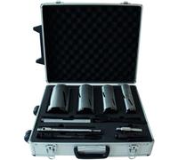 Coffret de 5 Couronnes Diamantées D.32, 52, 68, 82, 102 mm x Q. SDS+ et HEX - Matériaux de Construction - Diamwood