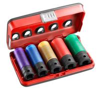 Coffret de 5 douilles à choc renforcé 1/2'' FACOM NSI.5LPB