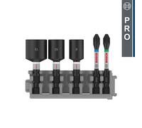 BOSCH Impact Control Assortiment de douilles adaptables, 5 pieces 2608522350