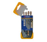 Coffret de 5 forets béton gradués Tivoly Technic Ø 4 à10 mm