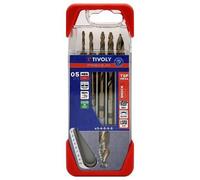 Coffret de 5 forets métaux TSP HSS Cobalt taillés meulés - Ø3-4-5-6-8mm TIVOLY