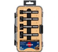 Coffret de 5 mèches à façonner à fond plat en carbure - 15 à 35 mm LEMAN