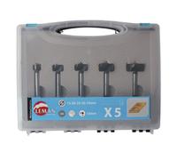 Coffret de 5 mèches à façonner à fond plat PRS.00100.7 LEMAN 100.700.05
