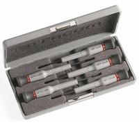 Coffret de 5 tournevis de précision Microtech FACOM AEF.J1PB (4 plats + 1 cruciforme)