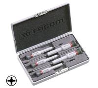 Coffret de 5 tournevis - FACOM - série AEFP.J1 - Empreinte Phillips - Protection électrique - 5 pièces