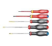 Coffret de 5 Tournevis Protwist - FACOM - AT.J5VEPB - dont 2 Tournevis isolés 1000V empreintes Fente et Prozidriv