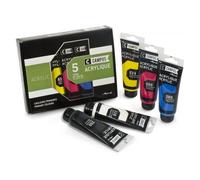 Coffret De 5 Tubes De Peinture Acrylique