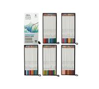 Winsor & Newton – Crayons aquarellables – Studio Collection – Coffret X50 – Assortiment
