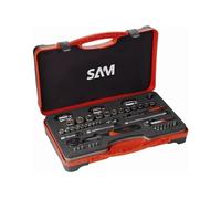 Coffret de 52 Douilles et accessoires 1/4'' et 1/2'' SAM OUTILLAGE - 75-RS1