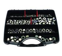 Coffret de 575 écrous hexagonaux indésserrables avec bague nylon inox A2 COF908 - - AFBPACK31