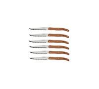 Jean Dubost Coffret de 6 couteaux à steak L0060011PEF175 Bois naturel
