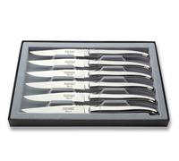 Coffret de 6 couteaux de table Laguiole inox