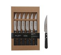 Coffret de 6 couteaux grill Sense Black Edition Jean Dubost