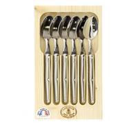 LAGUIOLE Lot de 6 cuillères à café - Inox - Manche Inox