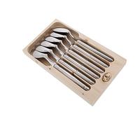 Coffret de 6 cuillères Laguiole inox
