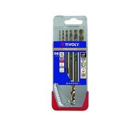 Tivoly Coffret 6 forets inox Hi-Perf queue cylindrique