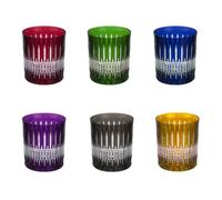 Coffret de 6 gobelets 32 n cristal taillé - Table Passion