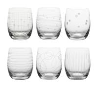 GRAPHIK Gobelet Verre Gravé 30 cl - Les 6