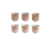 Coffret de 6 gobelets Miyaki 20 eige - Grès