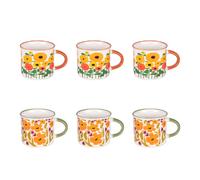 Coffret de 6 tasses Bloom Héritage 14 cl