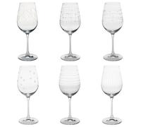 Coffret de 6 verres à pied Graphik 35 cl