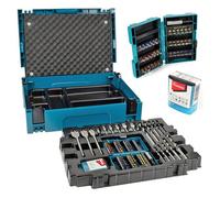 Coffret de 66 accessoires - MAKITA - B-43044 - Bleu - Dimensions: 39,5 x 29,5 x 11 cm