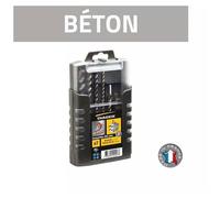 Diager Coffret de forets FBA90010 – 7 forets béton SDS Plus – DIAGER-1000U