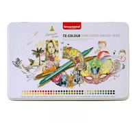 Coffret De 72 Feutres - Pointes Fines Et Pinceaux - Bruynzeel