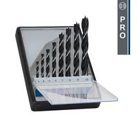 Bosch Mèches hélicoïdales à bois Bosch Robust Line, set de 8 pièces 3, 4, 5, 6, 7, 8, 9, 10 mm Quantité:1