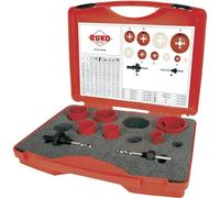 Coffret de 8 scies HSS à dents variables bimétal RUKO
