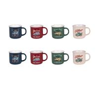 Table Passion - Coffret de 8 tasses Californy 10 cl Multicolore Céramique