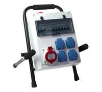 Coffret de chantier 5 prises 63A 400V sur pied