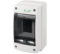 Coffret de chantier GALANT PLUS 1x3 PE+N en saillie FUMÉ IP65 1600-01