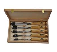 Coffret de cinq ciseaux à bois pour sculpteur 111T EMILE PEYRON