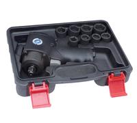 Coffret de clé à chocs pneumatique 1/2'' + douilles courtes à chocs 1/2'' GENERAL PNEUMATIC GP1313BC